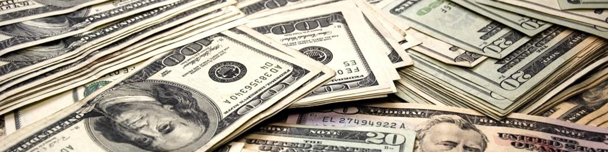 Dollar on display
